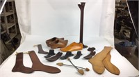 Cast Iron Shoe Forms, Wooden Shoes, & More