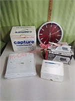 Clock, iron, carpet care, organizer & patient