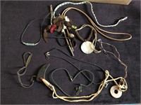 Leather necklaces