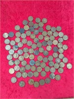 Small bag of unresearched pennies