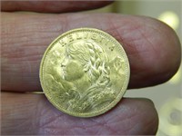 20 Francs Gold ! Switzerland Swiss Vreneli 1944