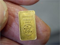 Heraeus 1 Gram .999 Gold bar