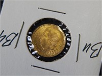 1945 GOLD Mexican 2 1/2 Peso Coin (nice)