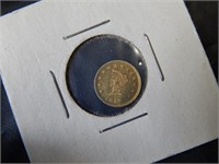 1859 California Gold Token Coin s/ Star on reverse