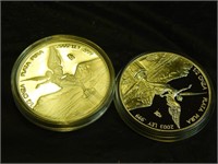 2 Mexico .999 Silver Libertad 1/2 oz Proof coins