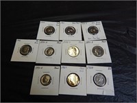 Group of Proof Nickles Dimes & Quarters HIGH GRADE
