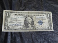WWII Short Snorter Troop Signed dollar bill