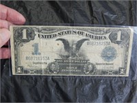 1899 $1 One Dollar Black Eagle Silver Certificate