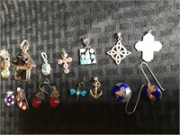 Sterling pendants/earrings