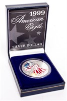 Coin 1999 Painted American Silver Eagle