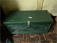 Vintage Wood Tool Chest & Tools