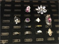 12 assorted rings
