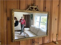 Ornately Framed Wall Mirror