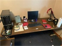 Computer Equip, Folding Table & Misc
