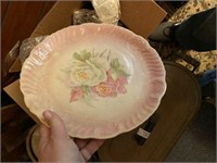 Box of Antique China & Misc