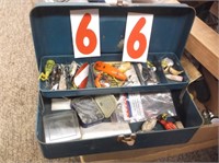 fishing tackle box with contents