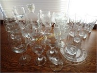 Pretty Lead Crystal & Glassware