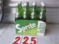 8 pack vintage sprite soda pop and case