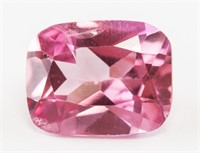 3.00ct Cushion Cut Pink Natural Spinel GGL
