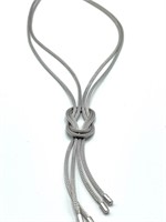 Dyadema Sterling Knot Rope Necklace