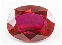 16.80ct Oval Cut Red Burma Natural Ruby GGL