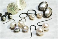 Pearl & Mother of Peal Earrings