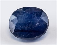 8.40 ct Blue Oval Cut Sapphire Gemstone