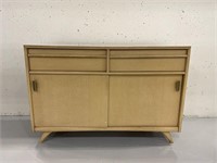 Keller Mid Century Modern blonde wood buffet