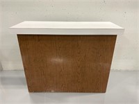 Vintage home bar w/ white top