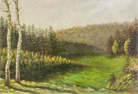 Kemnitz Oil on Board Landscape 14.IV.198