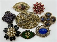 Brooches (8) Victorian to Modern