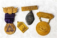 1910 & 1916 Masonic Pins