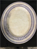Antique Ironstone Oval Platter