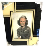 Art Deco Photo Frame w/ Picture of Ann Shirley