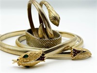 Trifari & Other Snake Jewelry