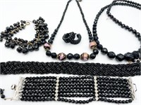 Black Glass Bead Jewelry