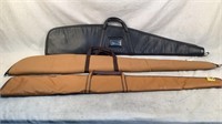(3) Assorted set of soft rifle cases