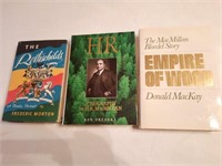Three good hard covers. Rothschilds & MacMillan
