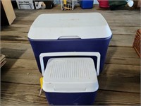 2 Rubbermaid coolers