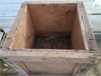 Wood box & tub