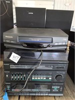 Panasonic stero, VCR, speakers