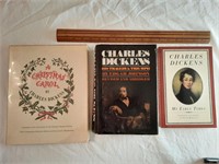 Charles Dickens, three hardcovers.