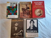 Five good English history volumes.