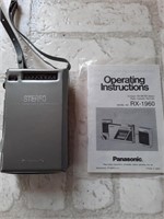 Panasonic RX 1960 Radio Cassette player.