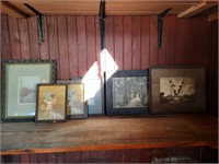 5 Antique frames