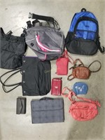 purses, backpacks, etc