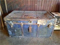 Antique trunk, as found.