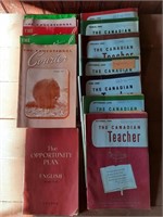 The Canadian Teacher booklets + others. c1950.
