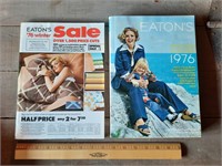 Pair of 1976 Eaton’s catalogues.