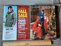 Two 1975 Eaton’s catalogues.